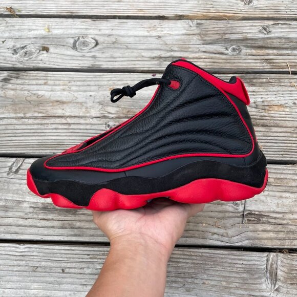 Men Nike Air Jordan Pro Strong Bred Basketball Shoes Sneakers - Picture 2 of 8